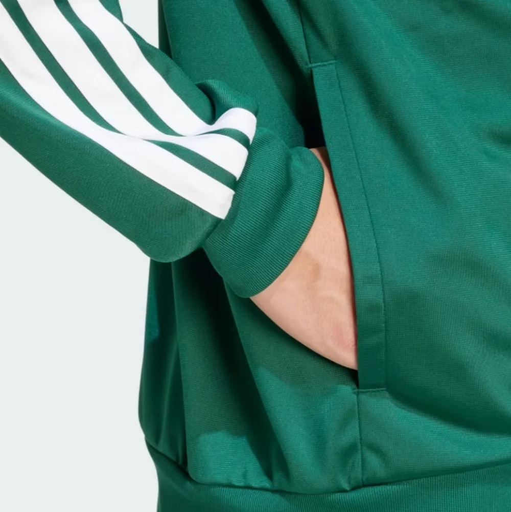 NWT Adidas Men's Collegiate Green Dayready Full Zip Track Top Size Large - Picture 4 of 9